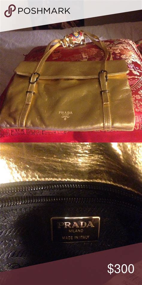 prada gold bag|authentic prada handbags.